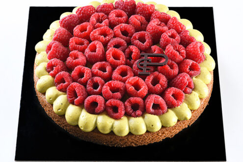 Tarte Framboises Pistache
